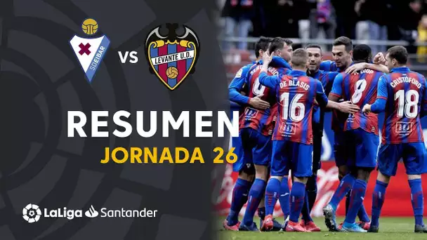 Resumen de SD Eibar vs Levante UD (3-0)