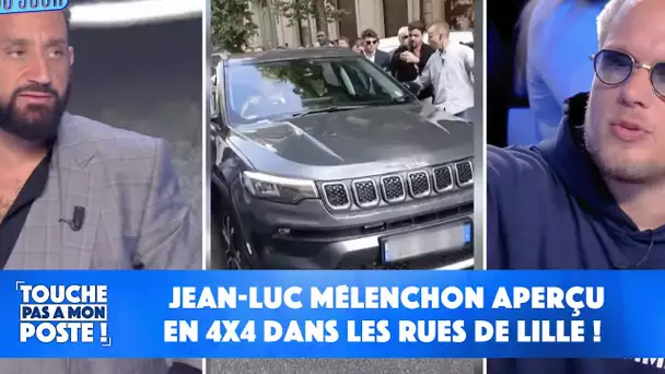 Jean-Luc Mélenchon aperçu en 4x4 dans les rues de Lille !