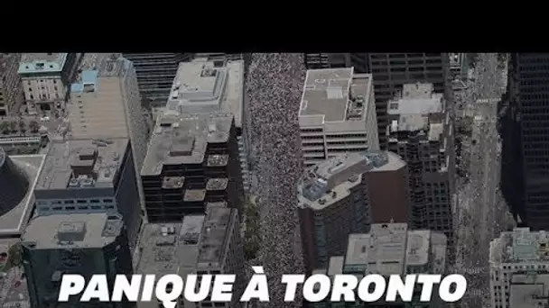 À Toronto, les célébrations de la victoire NBA des Raptors interrompues par des tirs