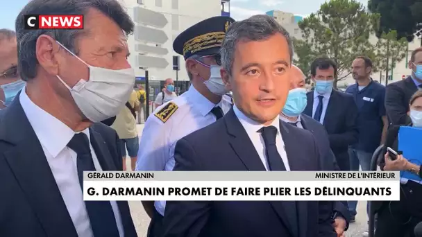 Gérald Darmanin promet de faire plier les délinquants