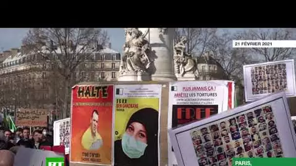 Paris : manifestation pro-Hirak sur la place de la République