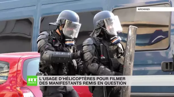 Lyon : l’usage d’hélicoptères pour filmer des manifestants remis en question