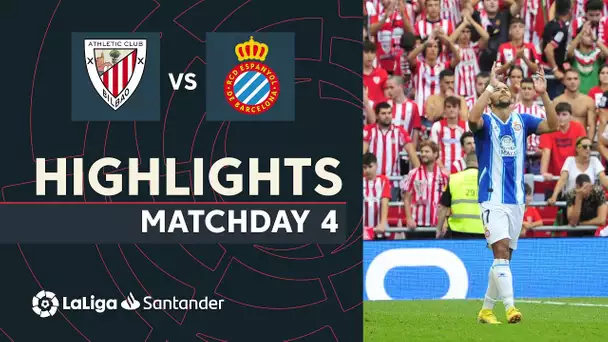 Resumen de Athletic Club vs RCD Espanyol (0-1)