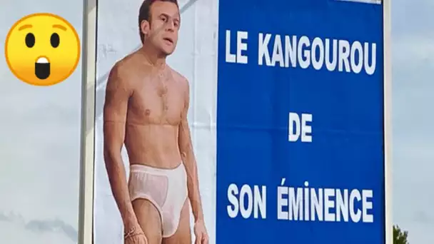 Emmanuel Macron en « slip kangourou » : que risque l’afficheur du Var ?
