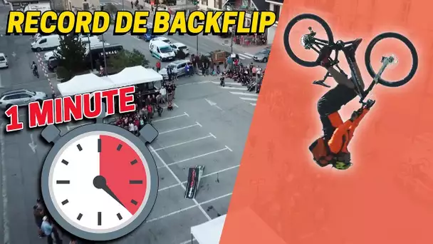 DÉFI : FAIRE UN MAXIMUM DE BACKFLIP EN 1 MINUTE !