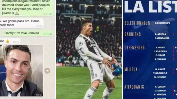 Evra dévoile sa discussion avec Ronaldo sur Watsapp, la liste de deschamps,sanction Ronaldo ?