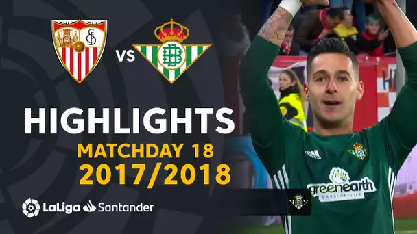 Resumen de Sevilla FC vs Real Betis (3-5) J18 2017/2018