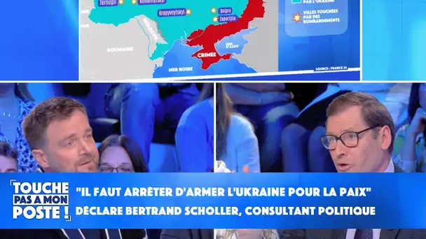 "Il faut arrêter d'armer l'Ukraine pour la paix" déclare Bertrand Scholler, consultant politique