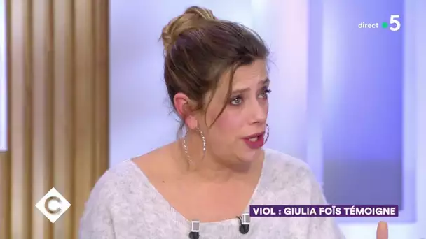 Viol : Giulia Fois témoigne - C à Vous - 02/03/2020