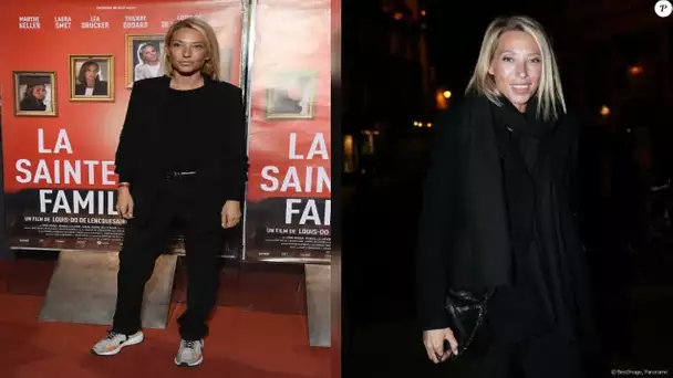 Laura Smet  chic tout en noir, elle apparaît pour la sortie de son nouveau film