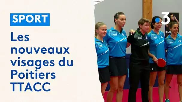 Tennis de table : les nouveaux visages du Poitiers TTACC