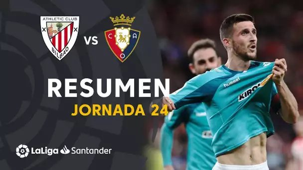 Resumen de Athletic Club vs CA Osasuna (0-1)