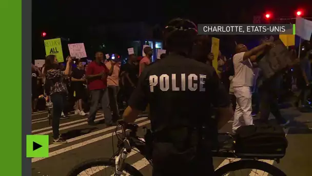 Charlotte : malgré le couvre-feu, les manifestations se poursuivent