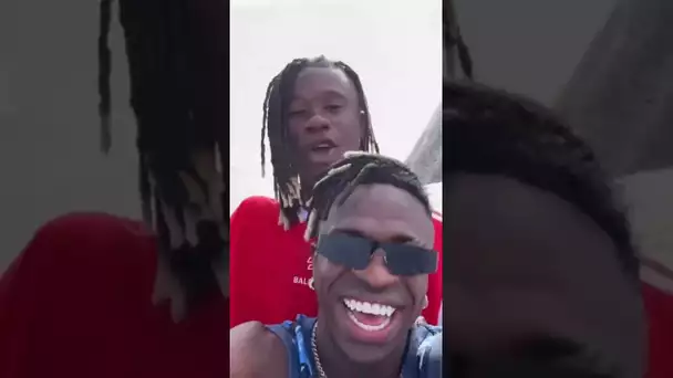 🤣 Vinicius et Camavinga s'éclatent au Brésil ! #shorts