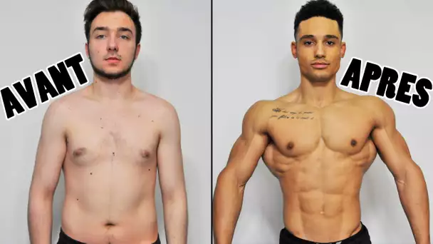 INCROYABLE TRANFORMATION MUSCULATION BODY YOUTUBER !!