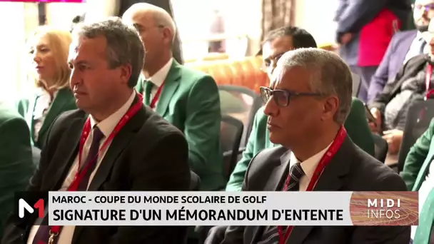 Golf : Signature d’un mémorandum d’entente pour l’organisation au Maroc du Mondial scolaire