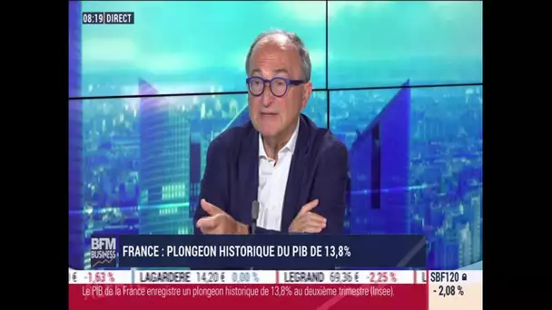 Christian de Boissieu (Cercle des Economistes) : Plongeon historique de 13,8% du PIB français
