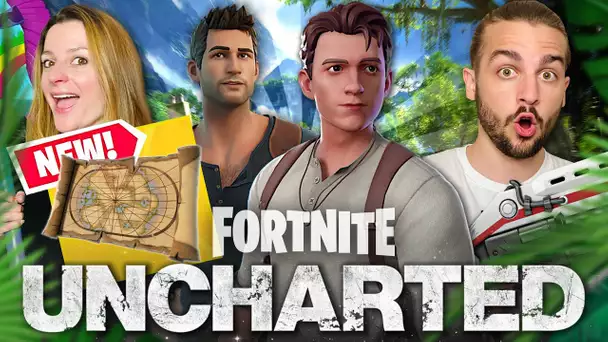 LES CARTES AUX TRESORS SONT DE RETOUR ET ON ACHETE LE NOUVEAU SKIN UNCHARTED ! FORTNITE DUO FR