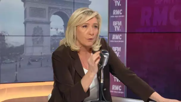 "RMC politique: le journal du off": Marine Le Pen en train de faire la révolution dans sa campagne