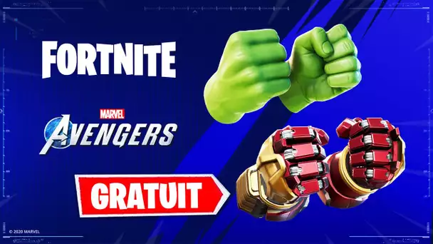 FORTNITE x MARVEL'S AVENGERS ! PIOCHE DE HULK ET HULKBUSTER GRATUITS SUR FORTNITE ! (+ LEAKS SKINS)