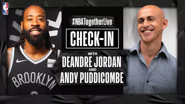 #NBATogetherLive Check-In With DeAndre Jordan & Andy Puddicombe