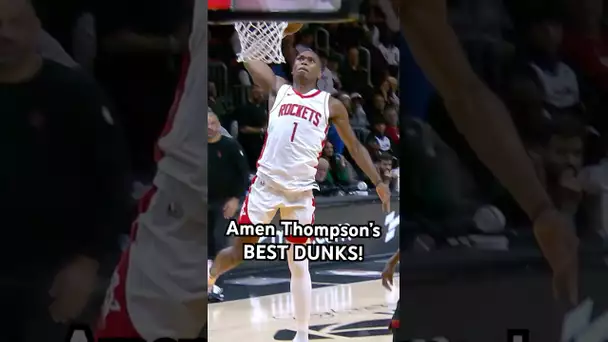 Amen Thompson was ROCKING THE RIM all season long!