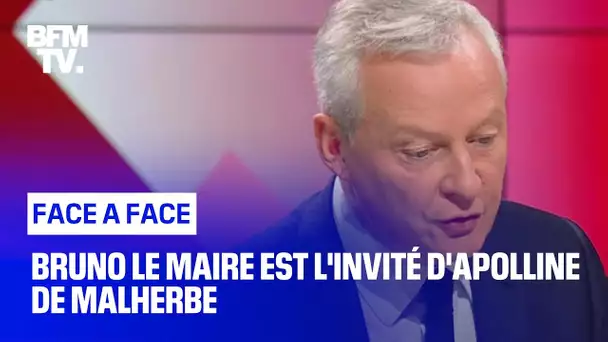 Face-à-Face : Bruno Le Maire