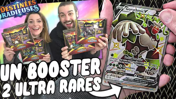 LE MEILLEUR BOOSTER POKEMON : 2 ULTRA EN UN SEUL BOOSTER ! OUVERTURE POKEMON DESTINEES RADIEUSES !