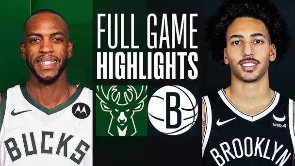 BUCKS at NETS | FULL GAME HIGHLIGHTS | December 27, 2023