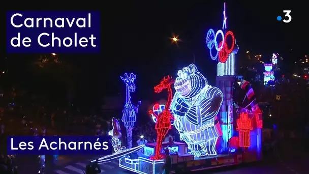 Carnaval de nuit de Cholet 2024 - Les jeux Olympiques à l'honneur avec l'équipe Les Acharnés