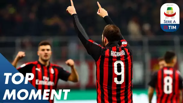Higuaín Scores Goal For Milan Against Spal | Milan 2-1 Spal | Top Moment | Serie A