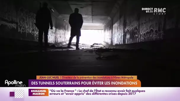 Des tunnels souterrains sont creusés pour éviter de nouvelles catastrophes à Nîmes