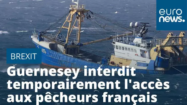 Guernesey interdit temporairement l'accès des pêcheurs français à ses eaux