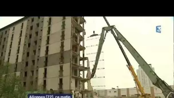 Allonnes : la barre 'H' déconstruite