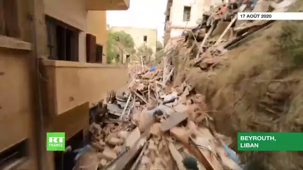 Deux semaines après les explosions de Beyrouth, un drone dévoile l'ampleur des dégâts