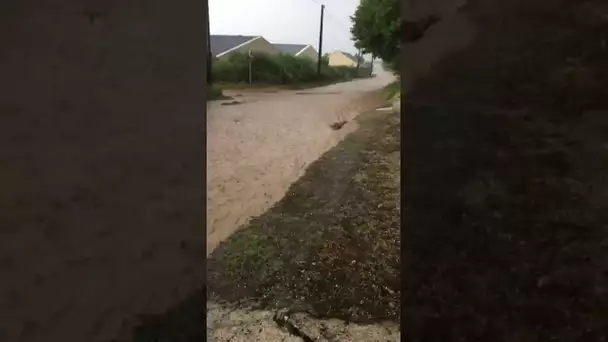 Une inondation au Hamel, dans la Somme