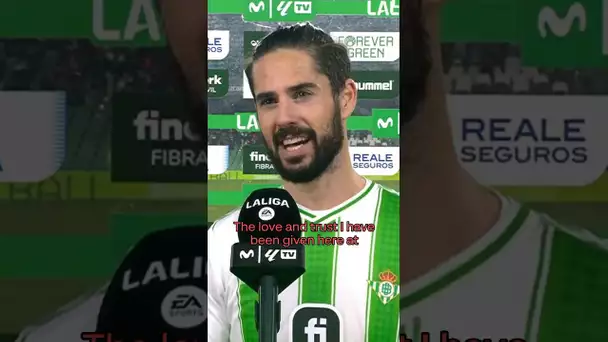 WE ALL LOVE ISCO 💚 #Isco #RealBetis