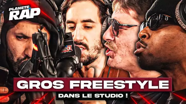 SESSION FREESTYLE avec Lomepal, Hash 24, Prince Waly & Tonio Mc ! #PlanèteRap