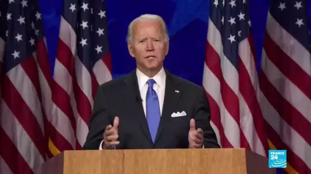 Convention démocrate américaine : Joe Biden accepte l'investiture du Parti à la présidentielle