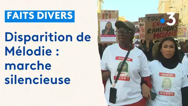 Disparition de Mélodie : marche silencieuse à Marseille