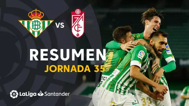 Resumen de Real Betis vs Granada CF (2-1)