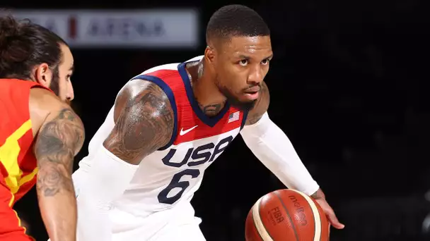 Dame DROPS BUCKETS with 19 PTS LEADING USA to Win vs Spain! ⌚