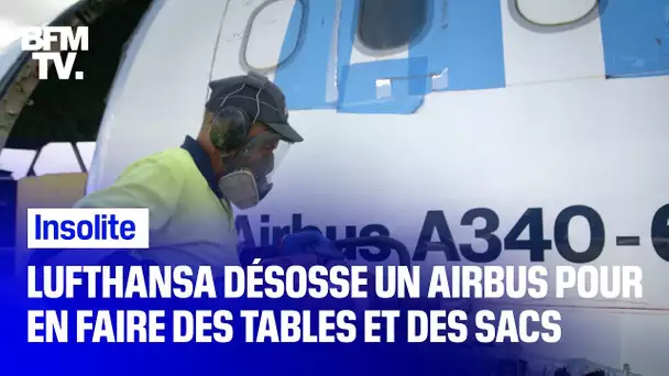 Lufthansa désosse un Airbus pour en faire du mobilier et des accessoires design