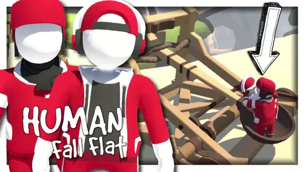 ON SE FAIT CATAPULTER ! | HUMAN FALL FLAT CO-OP EPISODE 3 NINTENDO SWITCH FR