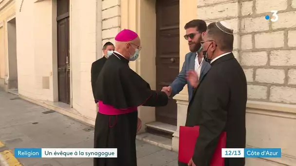 Nice : l'évêque se rend à la synagogue avant de prendre sa "retraite"