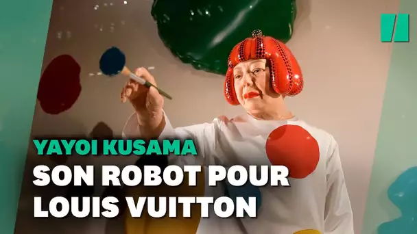 Ce robot Yayoi Kusama dans la vitrine de Louis Vuitton est plus vrai que nature