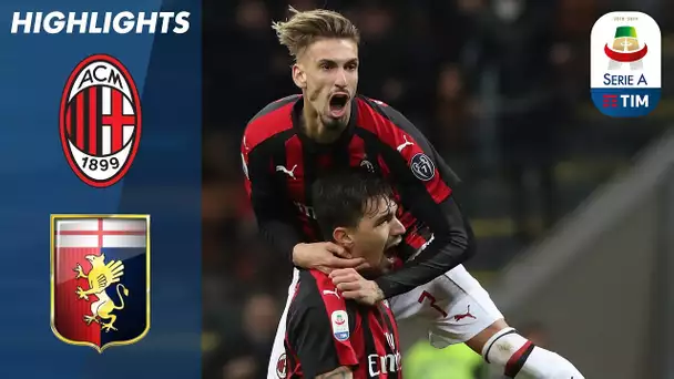 Milan 2-1 Genoa | Romagnoli Wins It in the 91st minute! | Serie A