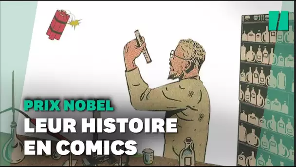 Les prix Nobel racontés en comics