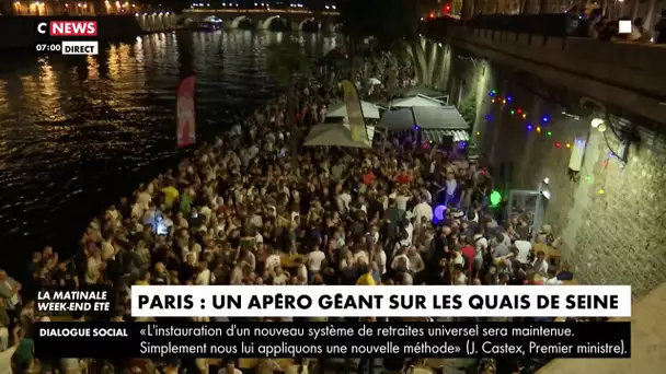 Paris : un apéro géant sur les quais de Seine