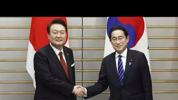 Les dirigeants sud-coréen et japonais réunis en sommet à Tokyo pour concrétiser leur rap…